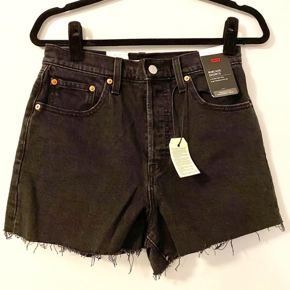 Levi's Pants - Levi's Premium Denim Ribcage Jean Shorts size 28